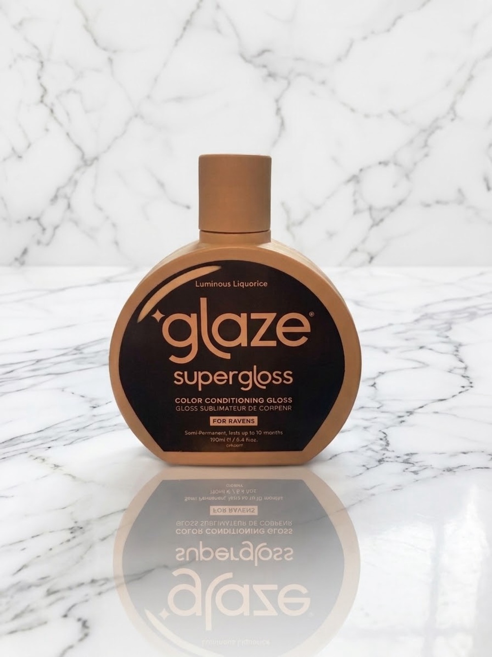 New glaze Supergloss Color Conditioning Gloss - Luminous Liquorice (raven)